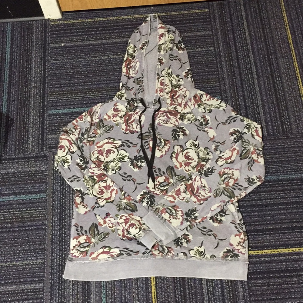 Floral patterned sweater